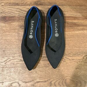 Rothy's Black Flats size 10